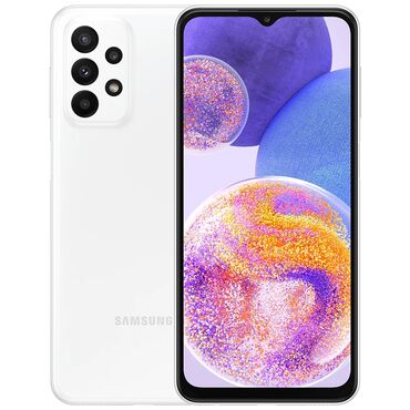 самсунг a 52: Samsung Galaxy A23, Б/у, 64 ГБ, цвет - Белый, 2 SIM