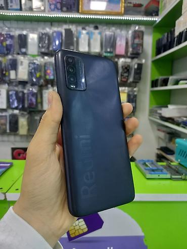 adaptırlar: Redmi 9T, 128 GB, rəng - Mavi, Barmaq izi — 1