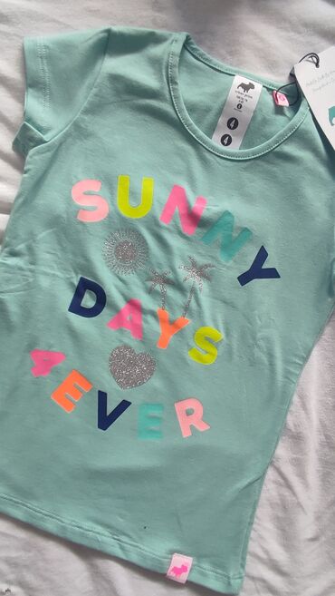 crop top za decu: NOVO vel. 4 majica pamucna, sunny days