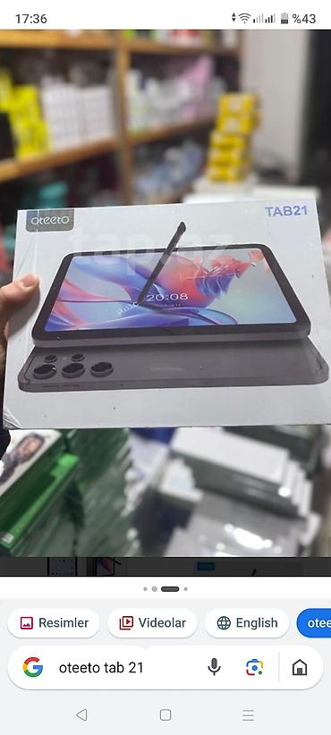 2 ci el ipad: Oteeto TAB21 planşet - Qutu komplektidir. - Qələmi sınıb. - — 1