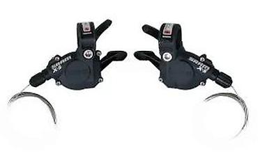 tricikl prodaja: SRAM X5 3X9 SPEED TRIGGER SHIFTER, BLACK SET | Ručice menjača - — 1