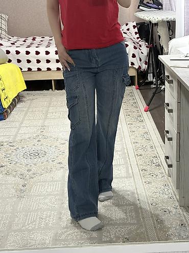 amina: Джинсы, Клеш, Китай, Высокая талия, S — 1