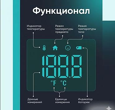 кухонный термометр: Градусник Инфракрасный бесконтактный термометр Aique AD811 — 2
