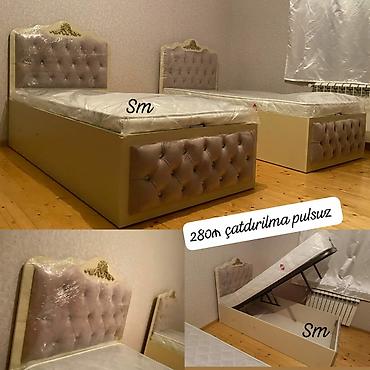 mebeı: Məhsul: Baza + Matras dəsti - Açıla bilən qaldırma mexanizmi ilə — 2