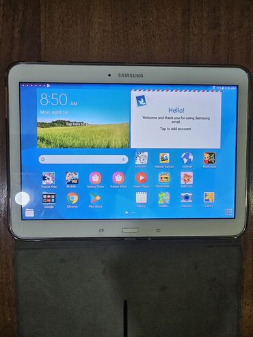 Планшеты: Планшет, Samsung, память 64 ГБ, 4G (LTE), Б/у, Детский цвет - Белый