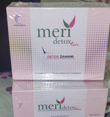 tea detox: Original meri detox 60 ədəd Gündə 2defe seher axsam istifadə edilir