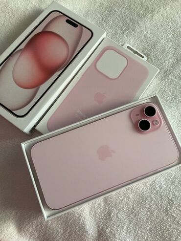 IPhone 15, 128 GB, Çəhrayı, Face ID