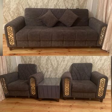 Qonaq otağı dəstləri: Divan, 2 kreslo
