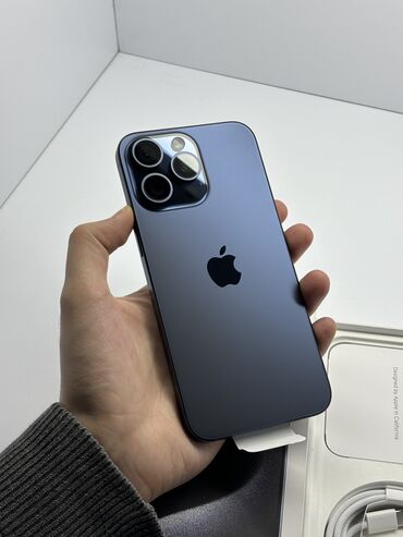 iphone 8 plus ucuz: IPhone 15 Pro Max, 256 GB, Mavi, Zəmanət, Simsiz şarj, Face ID