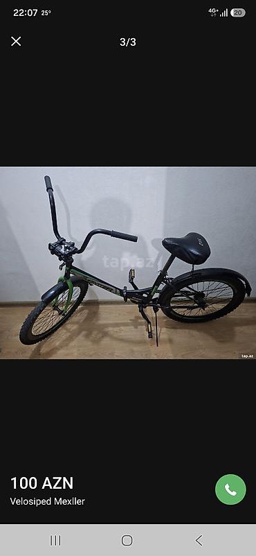 24: Mexller velosiped - Çərçivə: polad, BMX tərzində yüksək sükanlı — 3