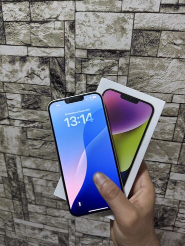 телефон fly fs521 power plus 1: IPhone 14 Plus, 128 GB, Starlight, Zəmanət, Simsiz şarj, Face ID