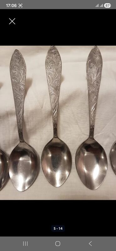 Qaşıqlar: Xörək qaşığı. Nerj. 12 ədəd. Təzə. Rusiya istehsalı. Qiyməti - 45 — 5