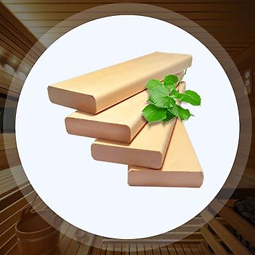 coke agaci: Sauna üçün cökə ağacından üzlük taxtalar və oturacaq/raf lövhələri - — 2