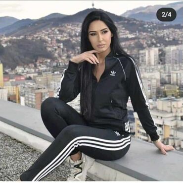 Gornji i donji deo: Adidas, L (EU 40), Prugasti, bоја - Šareno — 5