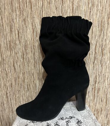 резиновая обувь: Сапоги, 38, цвет - Черный