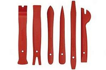 Alati za automobile: Set plastičnih alata za demontažu obloga i plastikâ – 6 delova - — 8