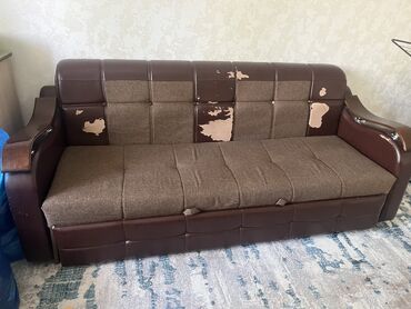 черный кожанный диван: Зал үчүн гарнитур, Диван, Колдонулган