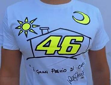 Majice: Muška majica kratkih rukava – bela, sa printom “46” i natpisom “il — 13