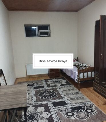 neftçilərdə kirayə: 30 kv. m, 1 otaqlı