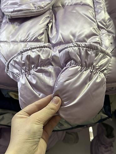 moncler: Детский зимний конверт-комбинезон для коляски/санок, лавандовый — 2