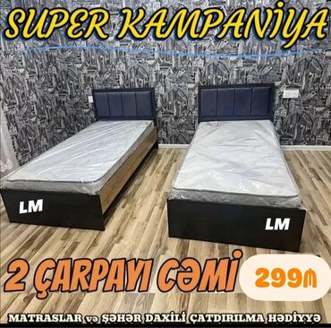Stullar: Yeni, Təknəfərlik çarpayı, Bazasız, Matras ilə, Siyirməsiz
