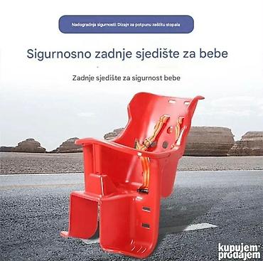 bat gun tle: Dečje sedište za bicikl – Zadnje sedište sa sigurnosnim pojasevima — 5
