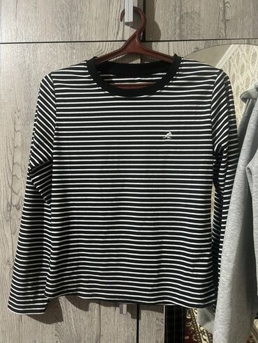 дубайские платья: Женский набор одежды (4 предмета) 1) Лонгслив в полоску - Черно-белые at lalafo.kg дубайские платья: Женский набор одежды (4 предмета) 1) Лонгслив в полоску - Черно-белые