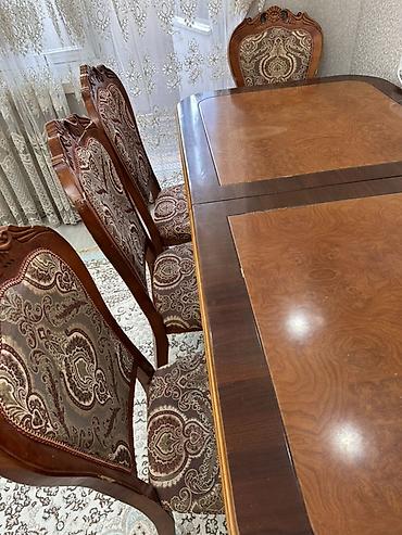 table study: Продаю раскладной деревянный стол со стульями!! Размер стола ширина — 1