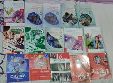 Knjige, časopisi, CD i DVD: Komplet knjiga za šesti razred osnovne škole