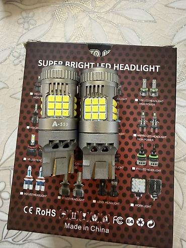 led isıq: SUPER BRIGHT LED HEADLIGHT – avtomobil üçün LED lampalar (cüt) — 1