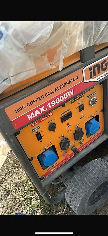 generator benzin: Benzinlə işləyən portativ generator – MAX. 19000W Xüsusiyyətlər: - — 1
