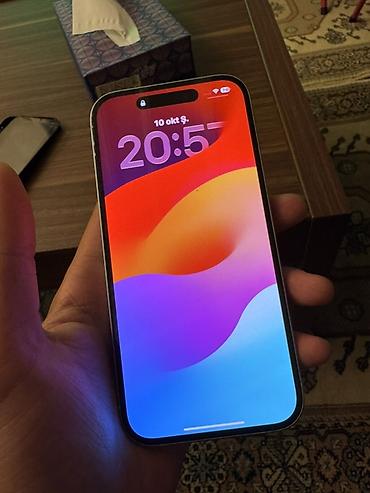 iphone satilir: IPhone 15, 128 GB, Blue Titanium, Face ID — 8