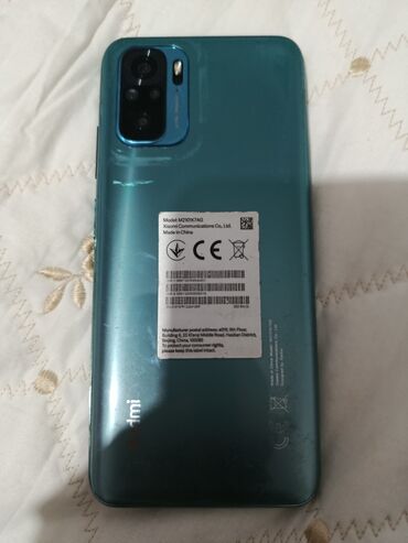 скупка нерабочих ноутбуков: Redmi, Redmi Note 10, Б/у, 64 ГБ, цвет - Зеленый, 2 SIM, eSIM