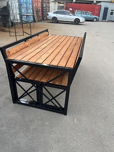 Другая мебель: Скамейка со спинкой Скамейка без спинки всегда в наличии Каркас at lalafo.kg — 6 Другая мебель: Скамейка со спинкой Скамейка без спинки всегда в наличии Каркас — 6