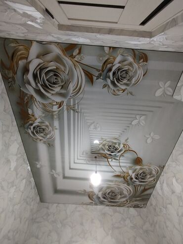 Натяжной потолок: Натяжной потолок 3D потолки Бесплатный замер — 2