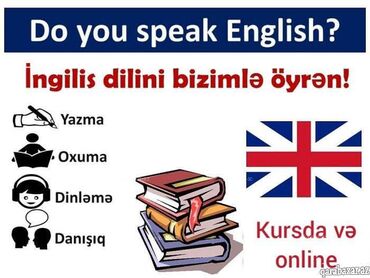 iş axtarilir: Salam.Ingilis dili dersleri kecirem.Esasen 5-12 yas araligi usaqlar