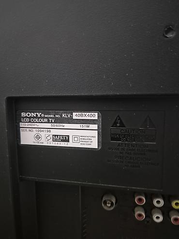 sony 43x81k: Sony KLV-40BX400 LCD televizor - Ekran: 40 düym, Full HD 1080p - — 3