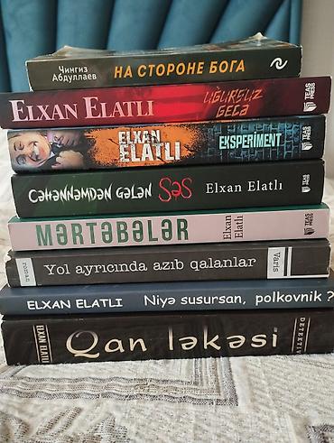 Kitab dəsti – detektiv və romanlar (9 ədəd) Məzmun: - Çingiz