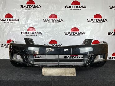 авто запчасть: Передний Бампер Honda 2005 г., Б/у, цвет - Черный, Оригинал