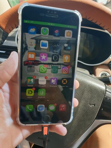 полуавтомат стиральная машина бишкек: IPhone 7 Plus, Б/у, 128 ГБ, Черный, Защитное стекло, Кабель, 100 %