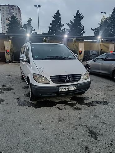 фургоны категории б: Mercedes-Benz Vito 111 CDI, ağ rəng, dizel miniven. Xüsusiyyətlər: - — 6