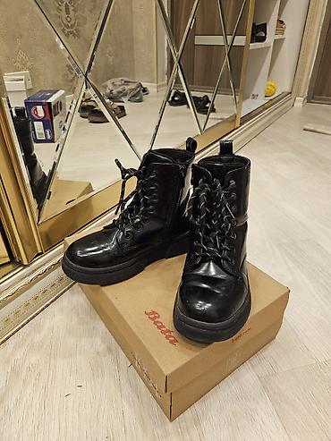 lak botinkalar: Rəng - Qara Botinkalar, Ölçü: 32, Qız üçün — 1