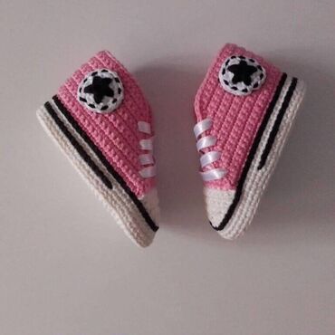 Patike: Heklane nehodajuće patike za bebe, dečake I devojčice, od pamučnog na lalafo.rs — 11 Patike: Heklane nehodajuće patike za bebe, dečake I devojčice, od pamučnog — 11