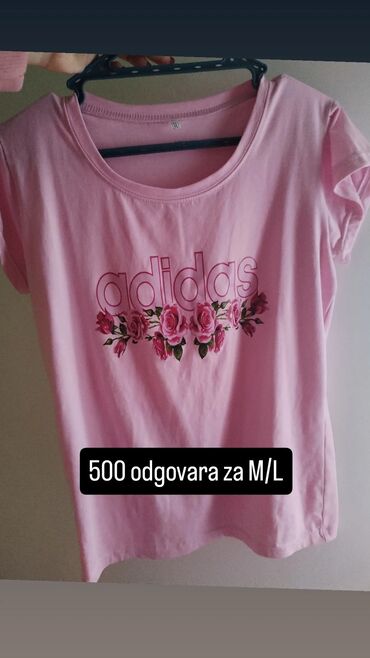 Majice kratkih rukava: Ženske majice kratkih rukava – više modela - Crna majica sa printom — 2