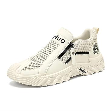 лоферы бу: Кроссовки GUHUO, белые - Дизайн: современные slip-on кроссовки без — 2
