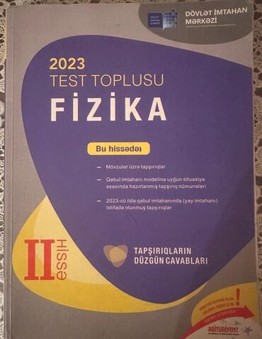 Fizika: Fizika Toplu 1 ve 2ci hisse birlikde 12 azn
