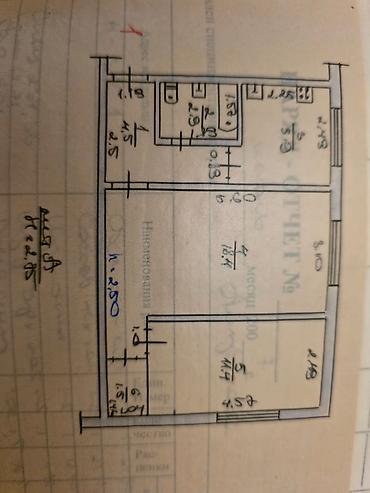 контейнер ортосайский рынок: 2 комнаты, 44 м², 4 мкр 104 серия, 1 этаж, Косметический ремонт — 4