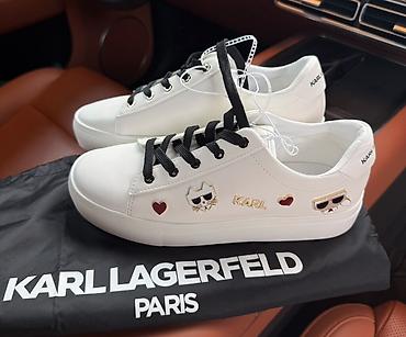pari: Кроссовки, 37.5, Karl Lagerfeld, Новый, цвет - Белый — 1