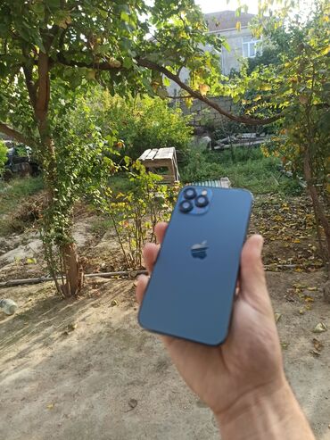 айфон 12 баку: IPhone 12 Pro, 128 GB, Göy, Face ID