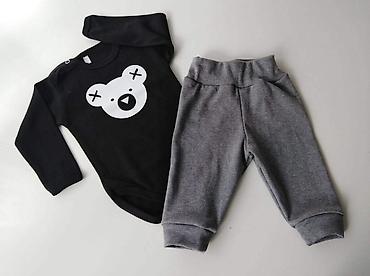 Kompleti: 2 delni kompletic Vel 56-62 dvobroj do 3 meseci 68 do 5 meseci 74 do 9 — 10